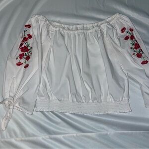 Hollister Off the Shoulder Crop Top